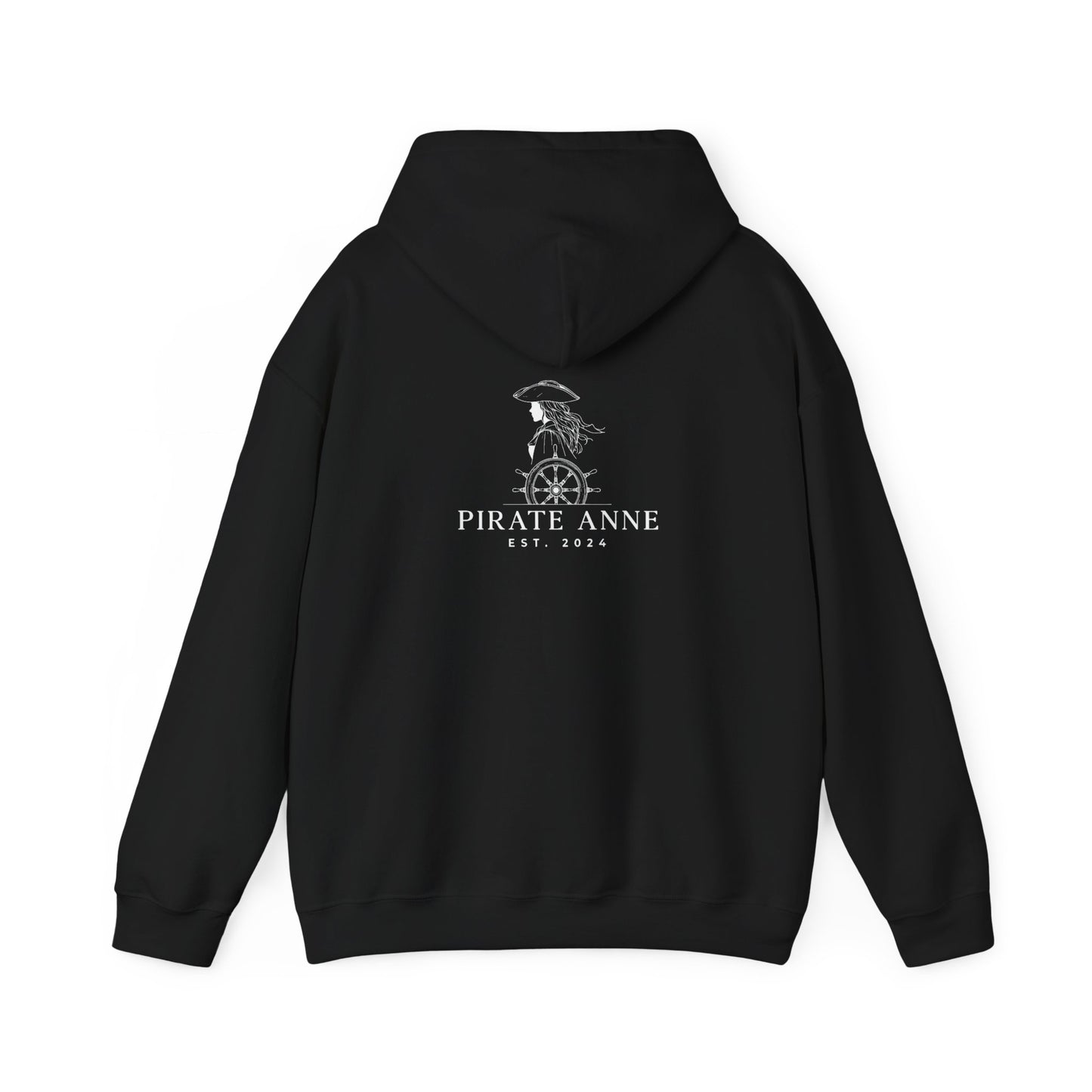 Pirate Anne Hooded Sweatshirt, Unisex Sweatshirt, Cozy Hoodie, Nautical Apparel, Pirate Themed Gift, Unique Maritime Hoodie