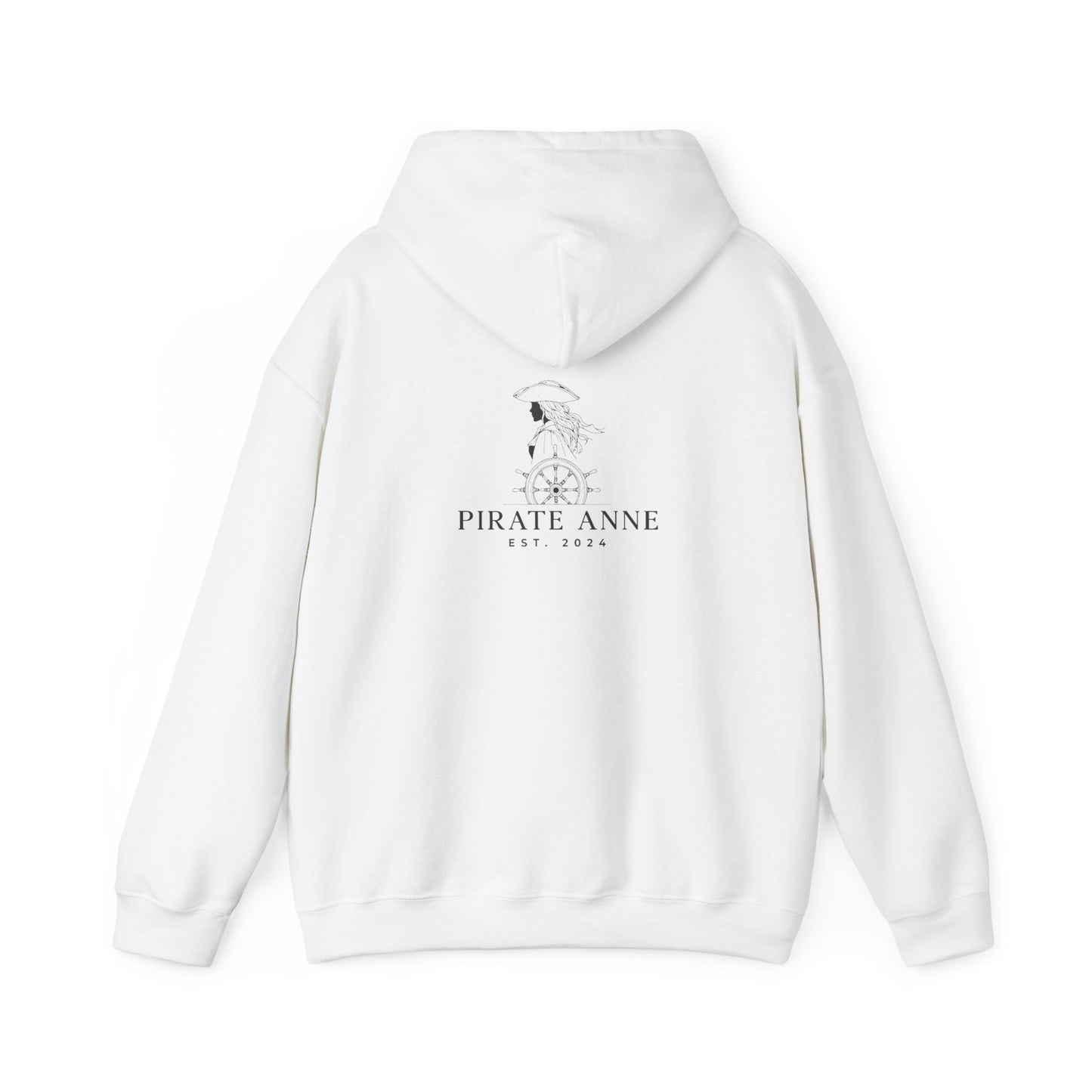 Pirate Anne Unisex Heavy Blend Hoodie – Cozy Streetwear, Perfect Gift for Adventurers, Unique Apparel for Celebrations