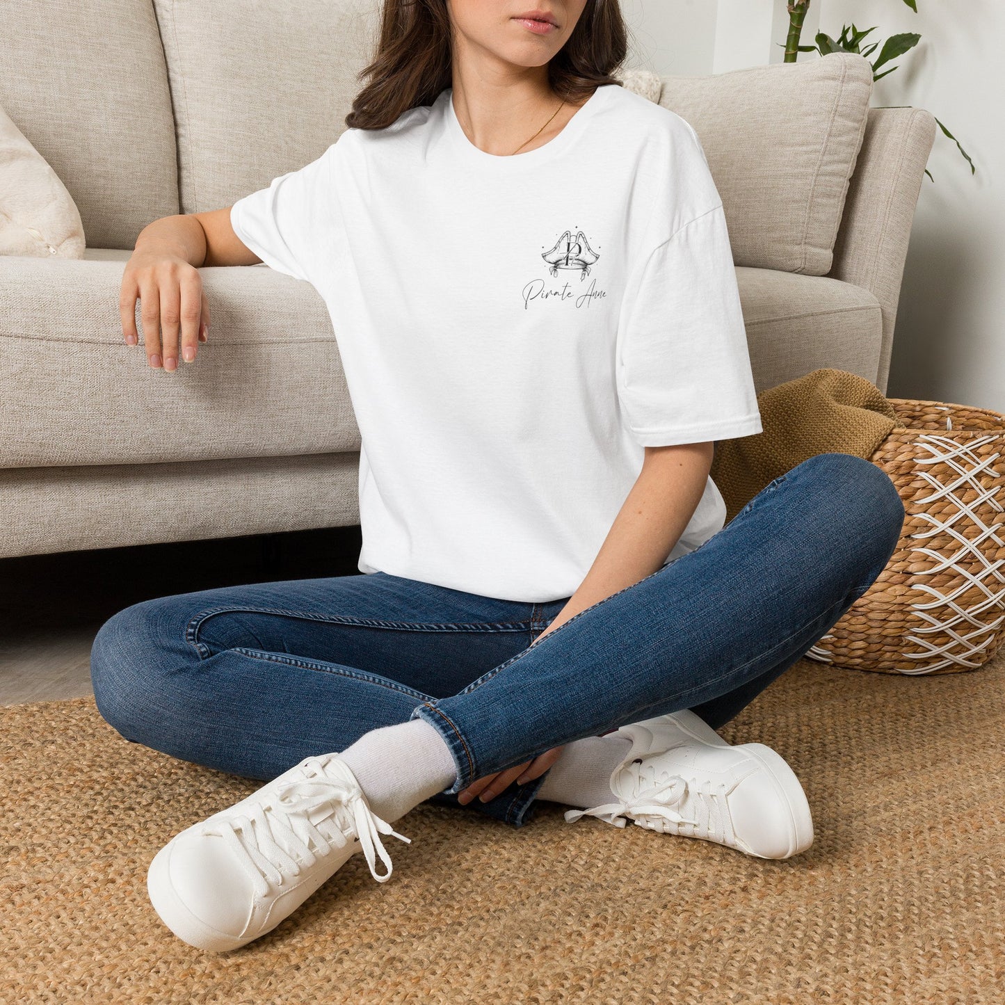 Pirate Anne USA T-Shirt – Front Logo & Patriotic Back Graphic