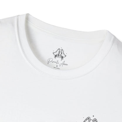 Pirate Anne USA T-Shirt – Front Logo & Patriotic Back Graphic