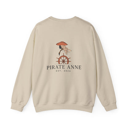 Vintage Nautical Pirate Anne Crewneck Sweatshirt
