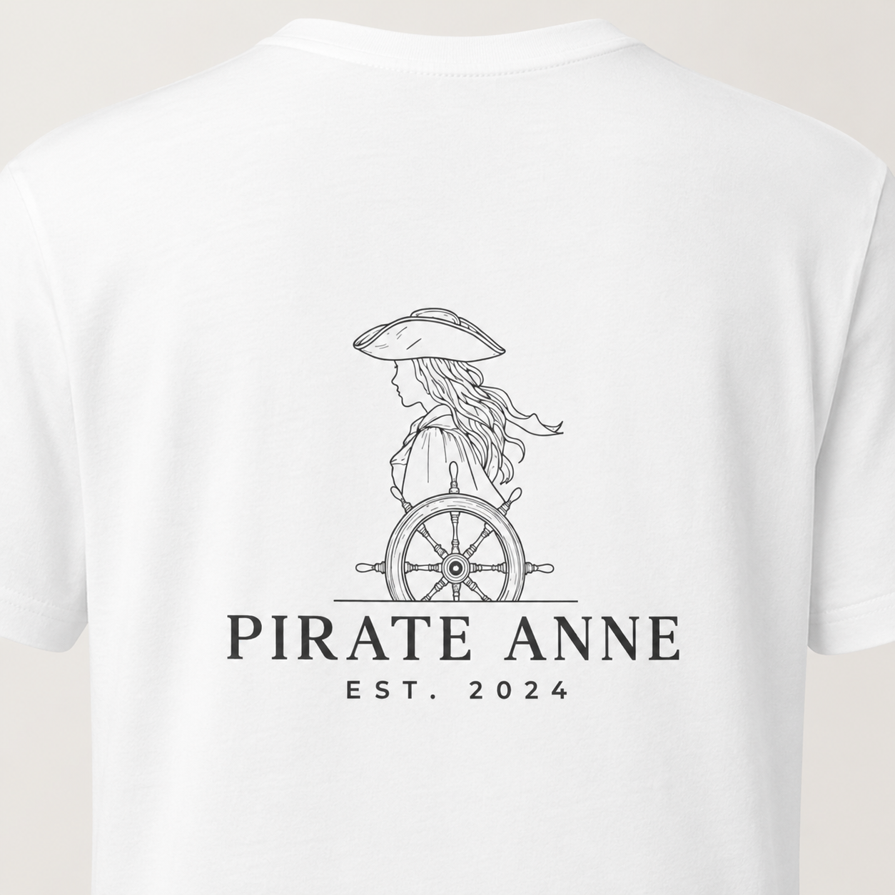Pirate Anne Signature Logo T-Shirt – Front & Back Print
