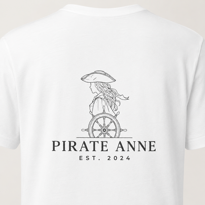 Pirate Anne Signature Logo T-Shirt – Front & Back Print