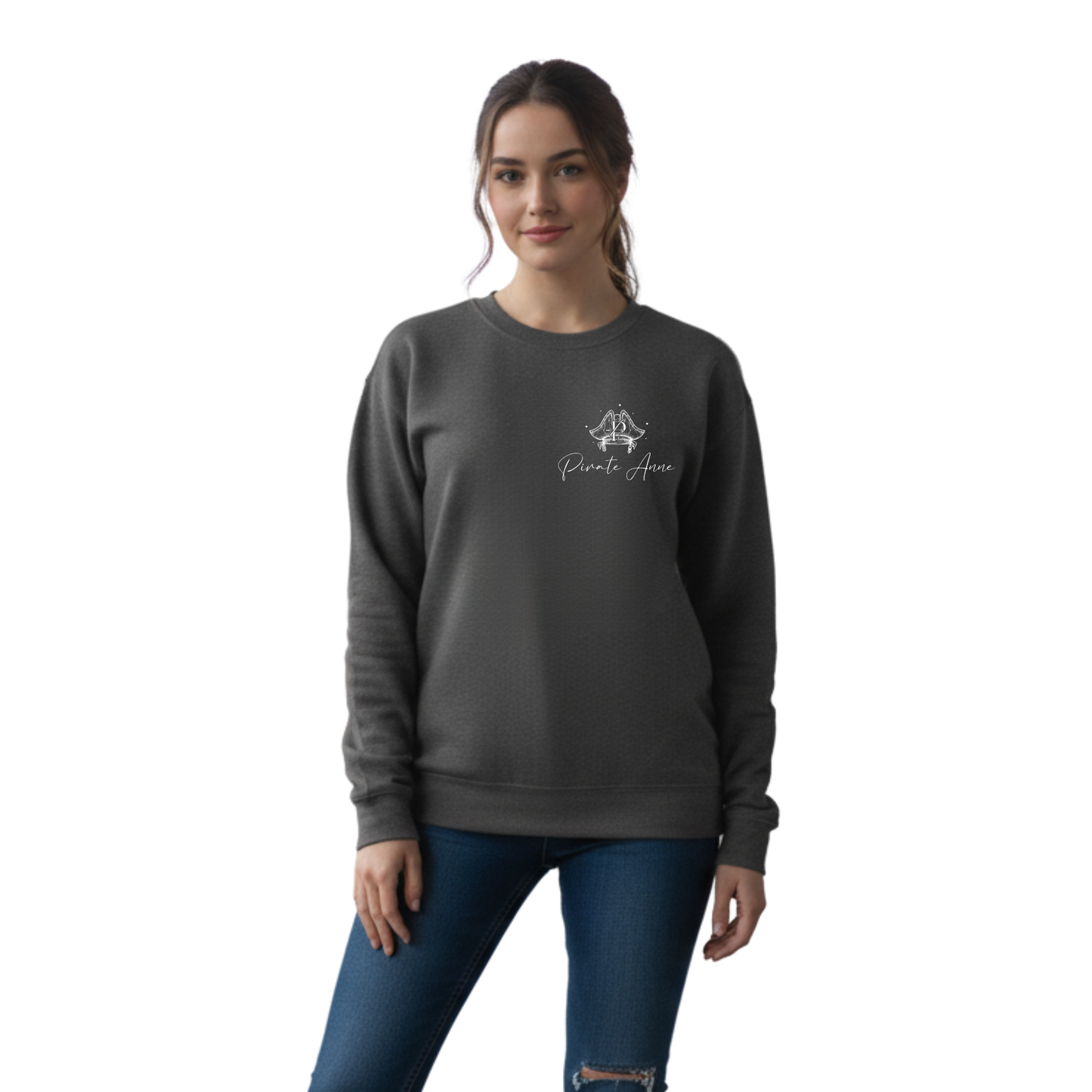 Vintage Nautical Pirate Anne Crewneck Sweatshirt