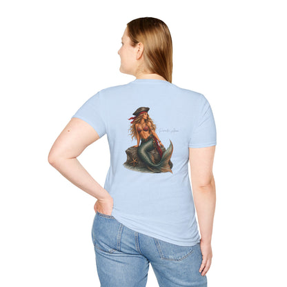 Pirate Anne Mermaid Pirate T-Shirt – Coastal Graphic Tee