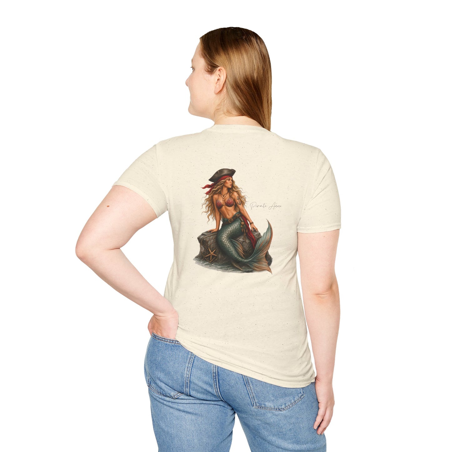 Pirate Anne Mermaid Pirate T-Shirt – Coastal Graphic Tee