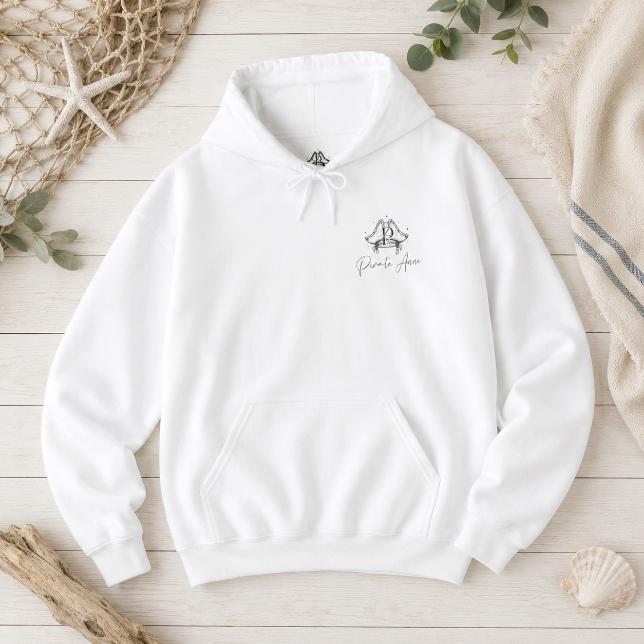 Pirate Anne Signature Logo Hoodie – Front & Back Print