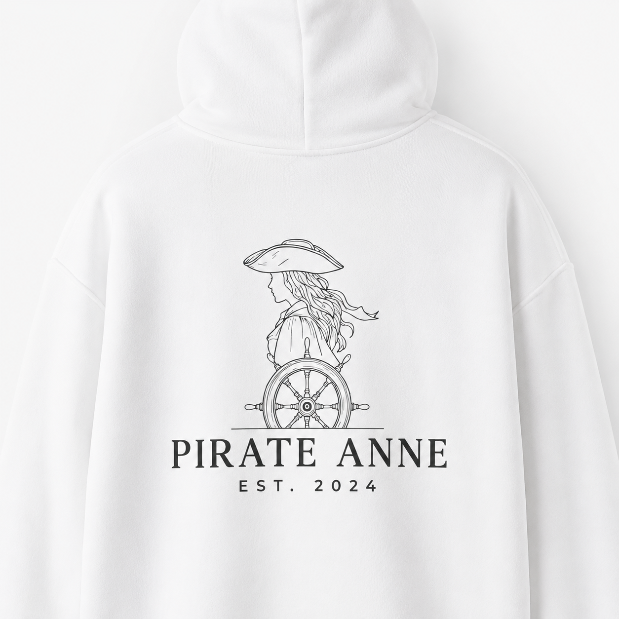 Pirate Anne Signature Logo Hoodie – Front & Back Print