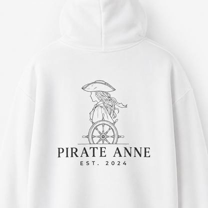 Pirate Anne Signature Logo Hoodie – Front & Back Print