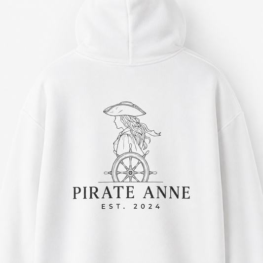 Pirate Anne Signature Logo Hoodie – Front & Back Print