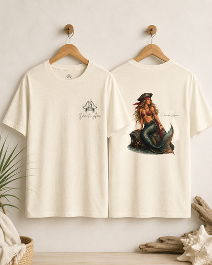 Pirate Anne Mermaid Pirate T-Shirt – Coastal Graphic Tee