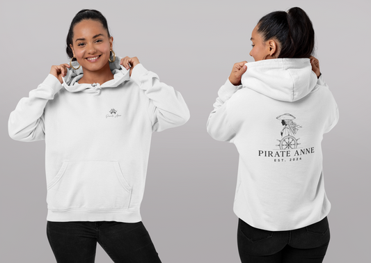 Pirate Anne Unisex Heavy Blend Hoodie – Cozy Streetwear, Perfect Gift for Adventurers, Unique Apparel for Celebrations