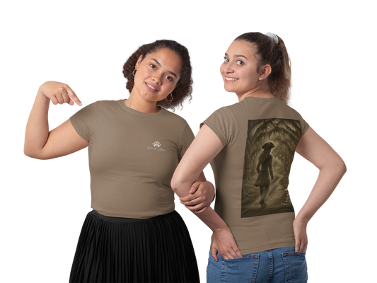 Unisex Nature-Inspired Graphic Tee, Adventure Shirt, Casual Wear, Gift for Nature Lovers, Exploration Apparel (Stroll through the Moss)